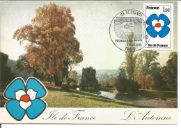 Carte Maximum Ile De France -Paris- 1978 - 1970-1979