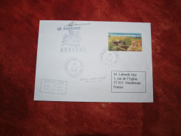 Saint Paul Et Amsterdam 9  1  2008  Navire Austral - Storia Postale