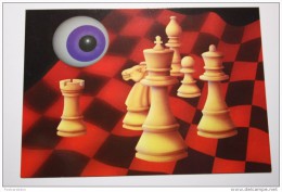 JEU - ECHECS - CHESS - Big Eye - Modern Postcard - Chess