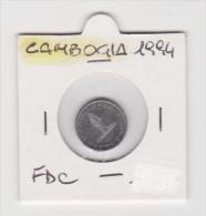 CAMBOGIA   50 RIELS  ANNO 1994  UNC - Cambodia