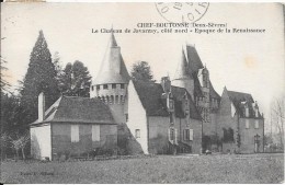 CHEF-BOUTONNE : Le Château De Javarzay, Côté Nord - Chef Boutonne
