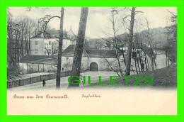 GRUSS AUS DEM GRUNEWALD, GERMANY - FAGDSCHLOSS - ANIMATED IN 1900 - UNDIVIDED BACK - - Grunewald