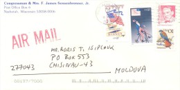 2003. USA, The Letter By Air-mail Post From Nashotah(Wisconsin) To Moldova - Cartas & Documentos