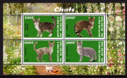 BURUNDI 2011 - Chats 3 - BF 4 Val Neuf // Mnh - Neufs