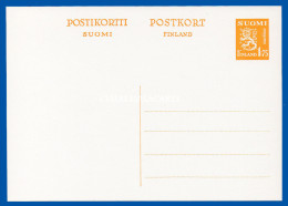 FINLAND 1940 PREPAID CARD 1.75Mk. YELLOW HIGGINS & GAGE 79 UNUSED EXCELLENT CONDITION - Ganzsachen