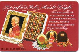 Mozart Chocolat Chocolate REBER Alimentation Télécarte 6000 Exemplaires Allemagne K252 Phonecard  J287 - K-Serie : Serie Clienti