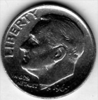 1965 Stati Uniti - 10 Cent. (Circolato) - 1946-...: Roosevelt