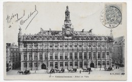 VALENCIENNES EN 1905 - L´ HOTEL DE VILLE - N° 78 - AVEC ATTELAGES - BEAU CACHET - CPA VOYAGEE - Valenciennes