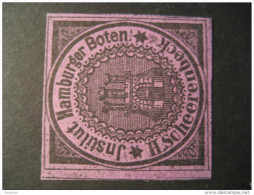 Institut HAMBURGER Boten H Scheerenbeck Castle Local Stamp Hamburg Germany - Private & Lokale Post