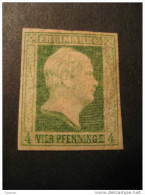 PREUSSEN 4 Pf Michel 5 Yvert 1 Reprint ? Prusse Prussia Etats Allemands German States Allemagne Germany - Mint