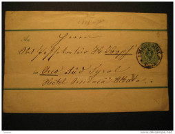 Germany Dresden Altst. 1890 To Arco Nordtirol Tirol Postal Stationery Cover Deutsches Reichpost - Autres & Non Classés