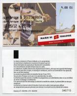 Ticket Concert Métal Misanthrope Et Stille Volk - 5 Décembre 2015 - Salle Ernest Renan à Toulouse - Entradas A Conciertos