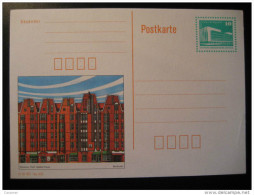 Berlin Rostock Bertholdt Postal Stationery Card DDR Germany - Postcards - Mint