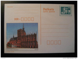 Berlin Alexanderplatz Stralsund Bertholdt Postal Stationery Card DDR Germany - Postcards - Mint