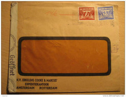 Amsterdam 1942 Geoffnet Germany Wehrmacht Koln (c) OKW Militar Censored Censure Militaire WW2 Cancel Holland Netherlands - Covers & Documents