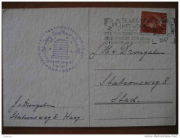 1947 Gravenhage Abeja Abeille Bee Apicultura Apiculture Colmena Beehive Tarjeta Postal Post Card Holland Netherlands - Covers & Documents