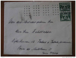 1942 Gravenhage 2 Sellos Stamps Matasellos Cancel Puntos Points Sobre Cover Holland Netherlands - Cartas & Documentos