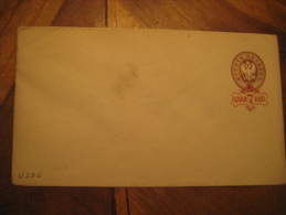 7 Kon Overprinted 10 Kon Brown Empire Postal Stationery Cover Russia - Interi Postali