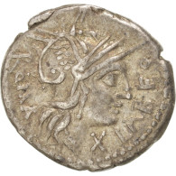 Monnaie, Denier, Roma, TTB, Argent, Babelon:1. - Republiek (280 BC Tot 27 BC)