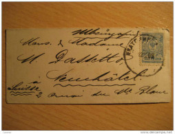 Ekaterinoslav Dnepropetrovsk Ukraine 1909 To Neuchatel Switzerland 2 Stamp On Cover RUSSIA - Briefe U. Dokumente