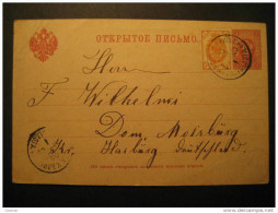 RUSSIA 1905 ? To Moisburg ? Germany Allemagne Postal Stationery Card Russie Ussr Cccp Russland - Ganzsachen