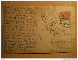 1911 To Pura Stamp On Tree Post Card RUSSIA - Lettres & Documents