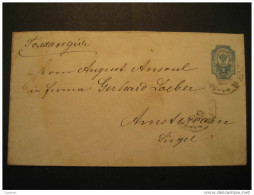 RUSSIA 1896 To Amsterdam Holland Netherlands Pays Bays Postal Stationery Cover RUSSIE USSR CCCP - Stamped Stationery