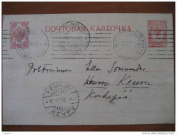 1912 To Keuruu Keuru Keypy Finlandia Finland Entero Postal Stationery Carte Postale RUSSIA - Ganzsachen