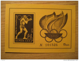 RUSSIA 1972 Boxing Box No Gum Imperforated Bloc Proof Epreuve Druck Specimen Prueba Russie USSR CCCP Rusia Russland - Ensayos & Reimpresiones