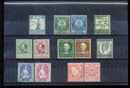 Ireland / Irland Small Selection Of Stamps  Mint Hinged Sets - Neufs