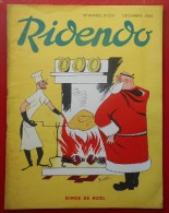 RIDENDO N° 206 - DECEMBRE 1956  "DINDE DE NOEL" Par R LEP - MEDECIN - Medicina & Salud