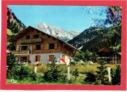 LA CHAPELLE D ABONDANCE PENSION CLAIR BOIS ET LES CORNETTES DE BISES CARTE EN BON ETAT - La Chapelle-d'Abondance