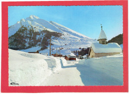 Delcampe - LA CLUSAZ CHAPELLE DE GOTTY PISTE DE L ETALE ET LES JOUX CARTE EN BON ETAT - La Clusaz