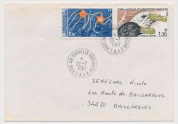 TAAF - Enveloppe - Port Aux Français Kerguelen - 22-7-1987 - Covers & Documents