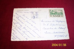 SAARBRUCKEN  MARKTPLATZ  LE 26 04 1956  POST GARD - Cartas & Documentos