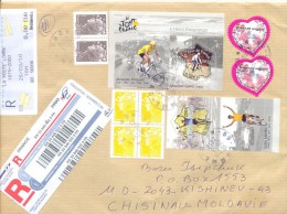 2010. France, The Letter By Registered Internationale Prioritaire Post - Briefe U. Dokumente