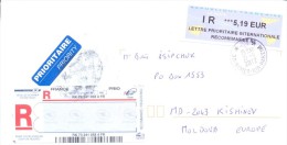 2013. France, The Letter By Registered Internationale Prioritaire Post - Cartas & Documentos