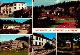 48-VACANCES A AUMONT AUBRAC....6 VUES..CPM - Aumont Aubrac