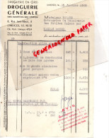 87 - LIMOGES - FACTURE DROGUERIE GENERALE- 8 RUE JEAN MACE- 1958 - 1950 - ...