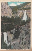 USA, Vernal And Nevada Falls From Sierra Point, 1910s-20s, Unused Postcard [16570] - USA National Parks