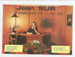 Essonne - 91 - Evry - Pub Jean Sur Fabricant De Cloisons 1 Rue Charles De Gaulle Belle Secrétaire - Evry