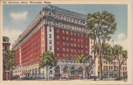 USA, The Sheraton Hotel, Worcester, Mass, Unused Linen Postcard [16598] - Worcester
