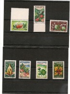 NOUVELLE CALÉDONIE  Fleurs Année 1964/65 N° Y/T : 314/321**/* - Unused Stamps
