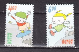 Norway 1999,2V In Set,scateboarden,roller Skates,rolschaatsen,Inline-skates,patins à Roulettes, MNH/Postfris(A2273) - Skateboard