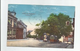 GRUSS AUS PIRMASENS 401 LANDAUER TOR (TRAMWAY) 1919 - Pirmasens