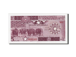 Billet, Somalie, 5 Shilin = 5 Shillings, 1986, Undated, KM:31b, NEUF - Somalia