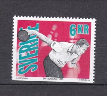 BOWLING BOWLS PETANQUE Europa Championship SWEDEN SUEDE SCHWEDEN 1993 MNH MI 1764 - Bocce