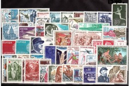 FRANCE - 1970 - Année Complète - Timbres N° 1621 à 1662 - Neufs ** - 1970-1979