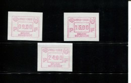 BELGIE POSTFRIS MINT NEVER HINGED POSTFRISCH EINWANDFREI OCB ATM72 SET 9-13-24 - 1980-99