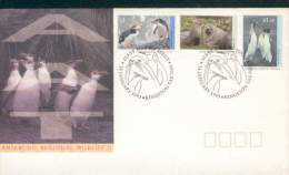 ANTARCTIQUE AUSTRALIEN FDC 1993 THEME MANCHOTS ANTARCTIQUE POLAIRE TB - FDC